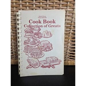 Daily Press Seniors Club Cookbook 1980s Hampton Newport News Virginia Spiral